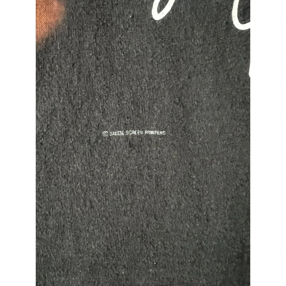 Men’s Vintage 90s Salem Big Face Michael Jordan Grail Anvil Black T-shirt L - Picture 6 of 7